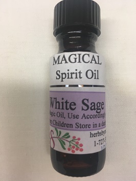 WHITE SAGE Magic Oil  -  1/2 ounce